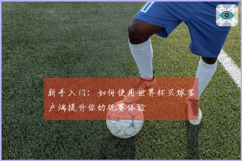 新手入门：如何使用世界杯买球客户端提升你的观赛体验